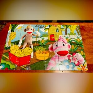 5 large older puzzles for young children , great condition